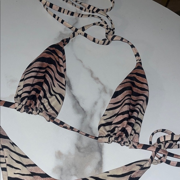 Zebra Print Bikini Set - Picture 4 of 5